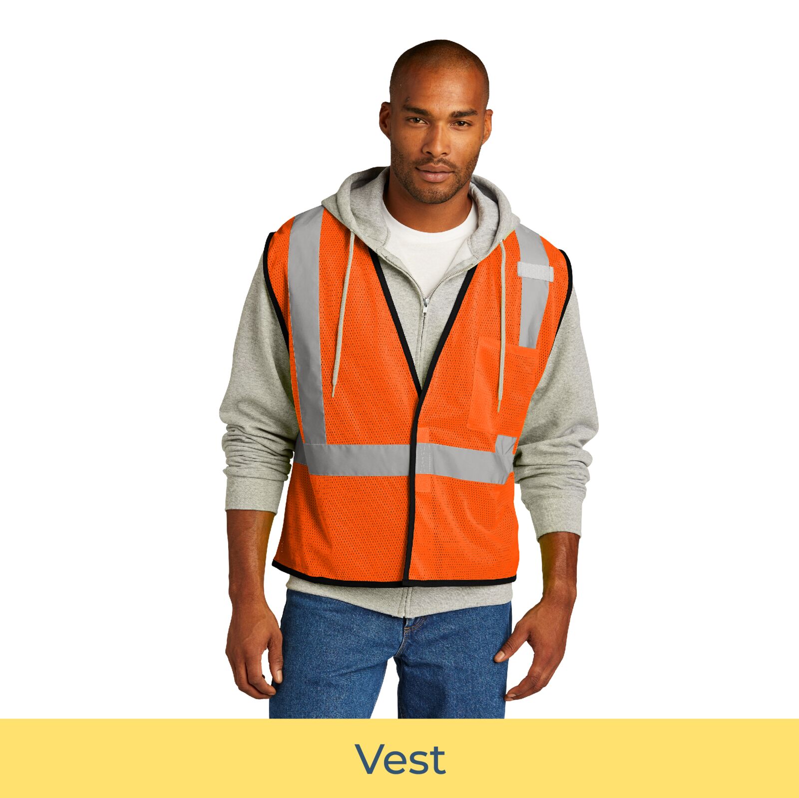 Hi vis sale fleece vest